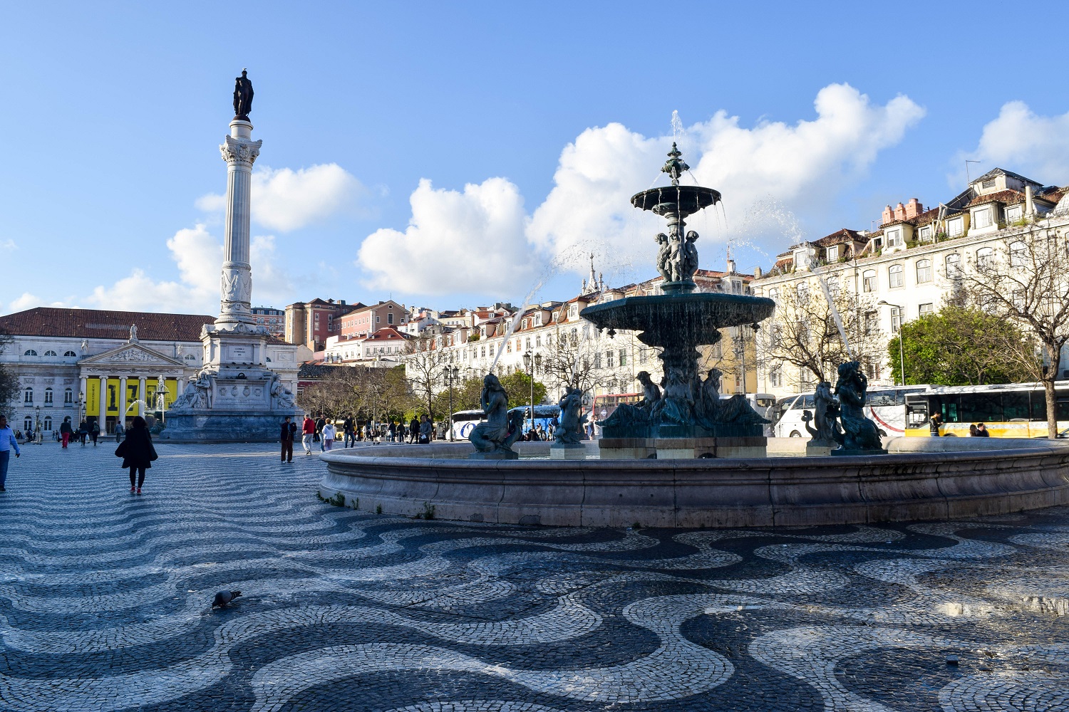 Praca do Rossio late afternoon