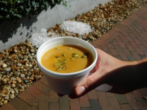 Spicy Pumpkin and Coconut Soup