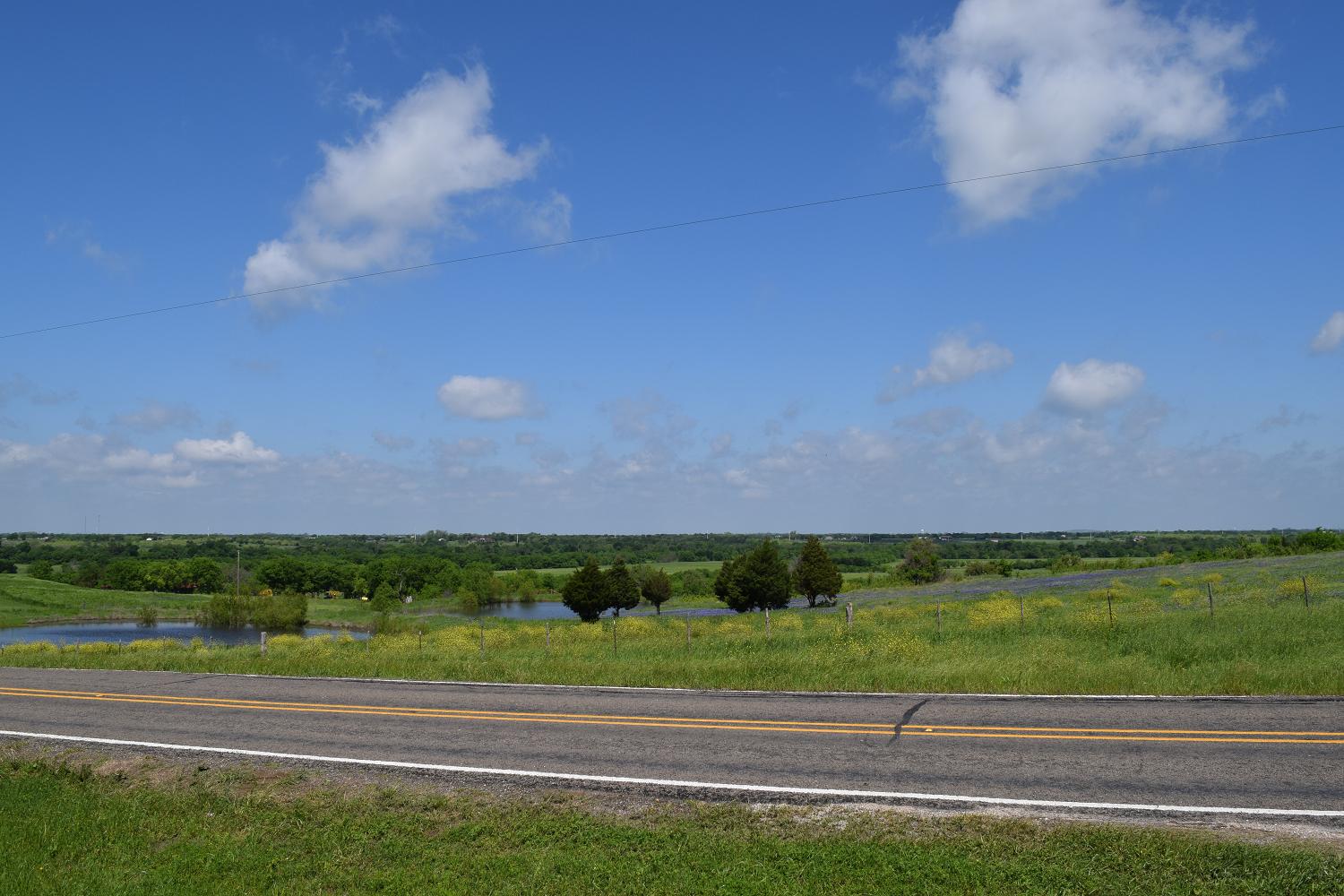 Texas Highway Service Road